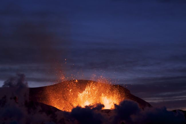 Erupce sopky Eyjafjallajökull 27.března 2010