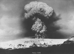 Sopka Katla výbuch 1918